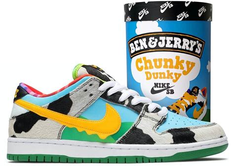 nike sb ben and jerry replica|how much are chunky dunkys.